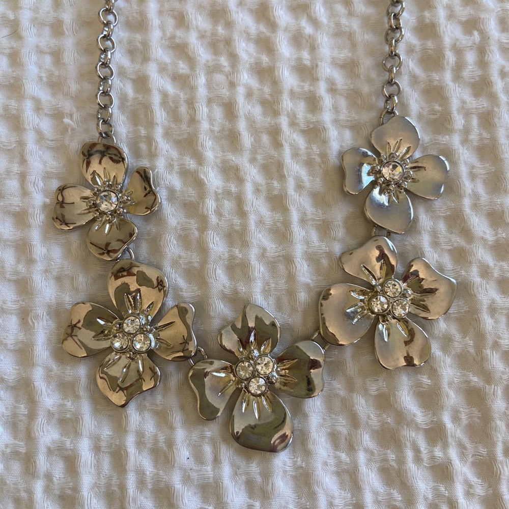 Banana Republic silver necklace